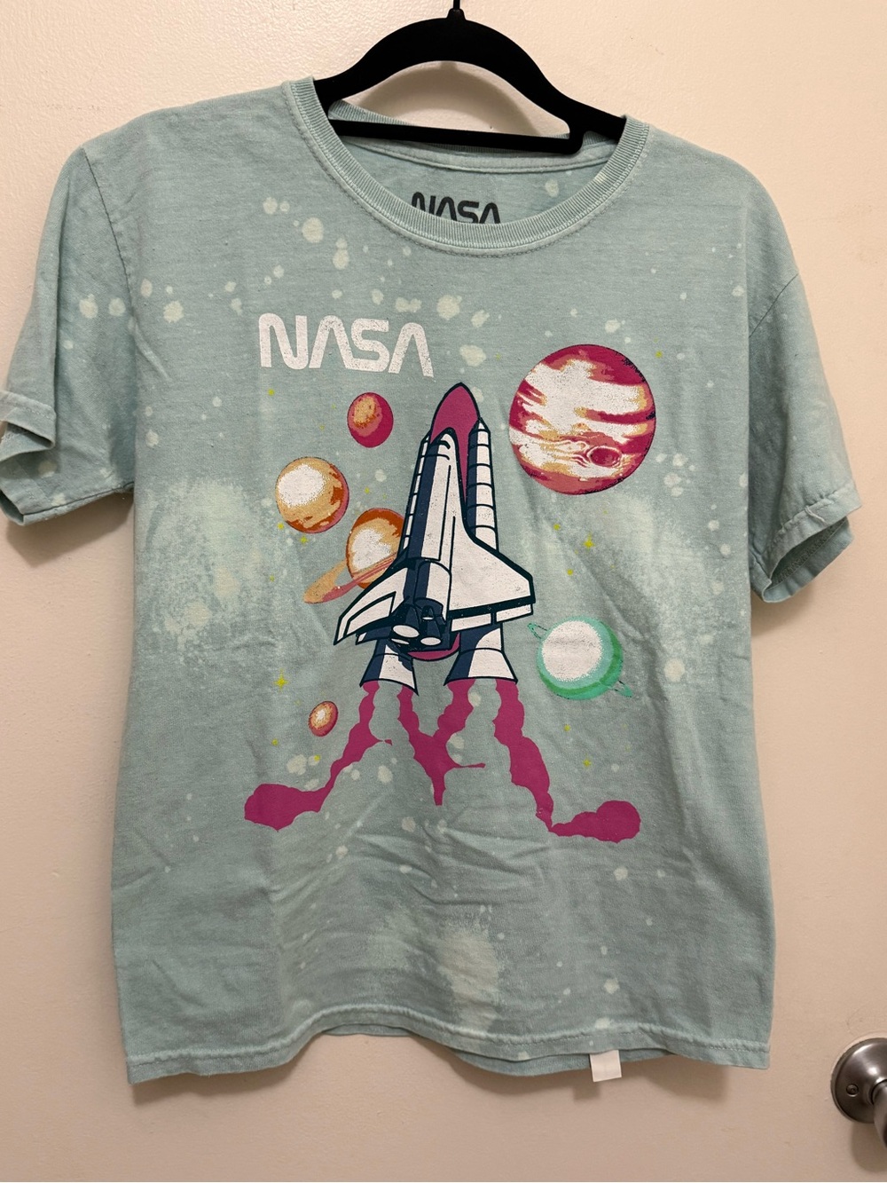 NASA Kids' Mint Graphic Space Shuttle Tee - NASA